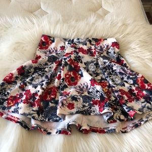 Floral Skater Skirt